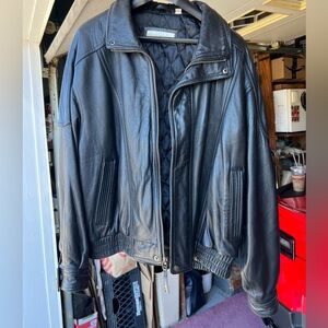 Perry Ellis Men’s Leather Jacket